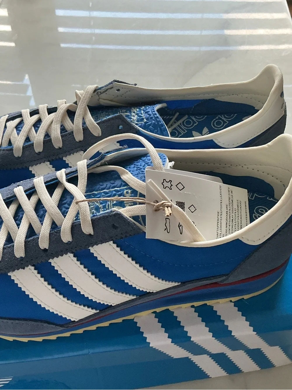adidas SL72  Blue & White Inspired Sneakers JS0255 brand new in box women’s 9